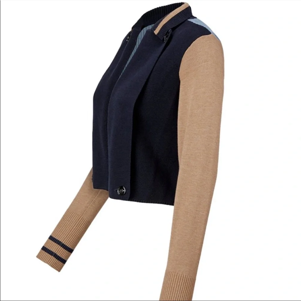 Cabi “School/Letterman” Cardigan. Multi Color, size small. - Picture 3 of 11